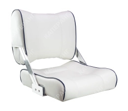 Кресло с перекидной спинкой, обивка белый винил (16102W-MR)